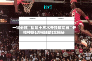 一键必胜“福建十三水开挂辅助器”开挂神器{透视辅助}全揭秘