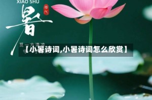 【小暑诗词,小暑诗词怎么欣赏】