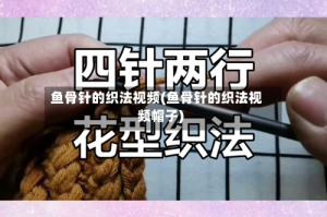 鱼骨针的织法视频(鱼骨针的织法视频帽子)