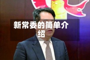新常委的简单介绍