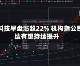 剑桥科技早盘涨超22% 机构指公司业绩有望持续提升