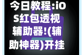 今日教程:iOS红包透视辅助器!(辅助神器)开挂详细教程