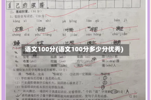 语文100分(语文100分多少分优秀)