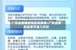 广东流感哪些地区有疫情/广东流感高发季节是几月份