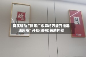 真实辅助“微乐广东麻将万能开挂器通用版”开挂(透视)辅助神器