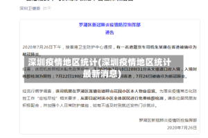 深圳疫情地区统计(深圳疫情地区统计最新消息)