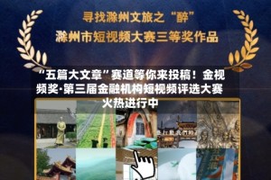 “五篇大文章”赛道等你来投稿！金视频奖·第三届金融机构短视频评选大赛火热进行中