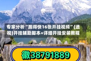 专家分析“跑得快16张开挂视频”(透视)开挂辅助脚本+详细开挂安装教程