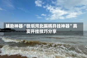 辅助神器“微乐河北麻将开挂神器”真实开挂技巧分享