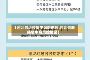 【河北最近疫情中风险地区,河北最新疫情中高风险地区】