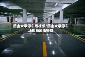 燕山大学停车场视频/燕山大学停车场视频原版播放