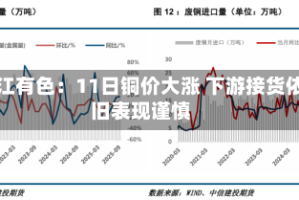 长江有色：11日铜价大涨 下游接货依旧表现谨慎