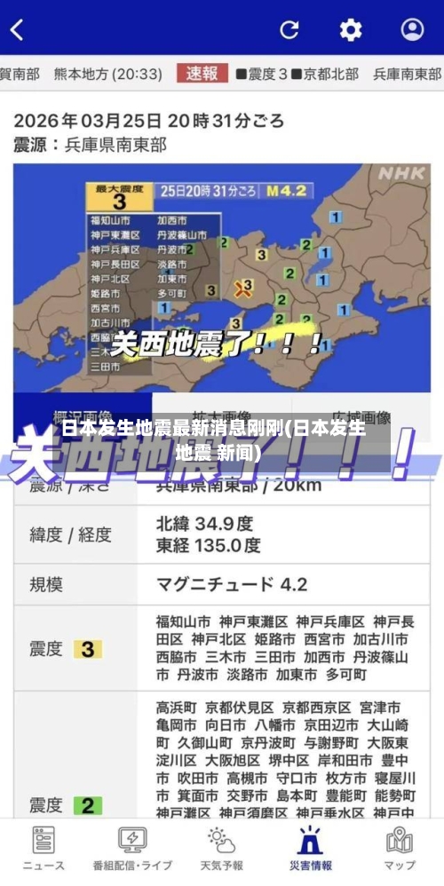 日本发生地震最新消息刚刚(日本发生地震 新闻)-第1张图片