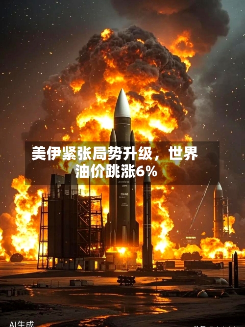 美伊紧张局势升级	，世界油价跳涨6%-第2张图片