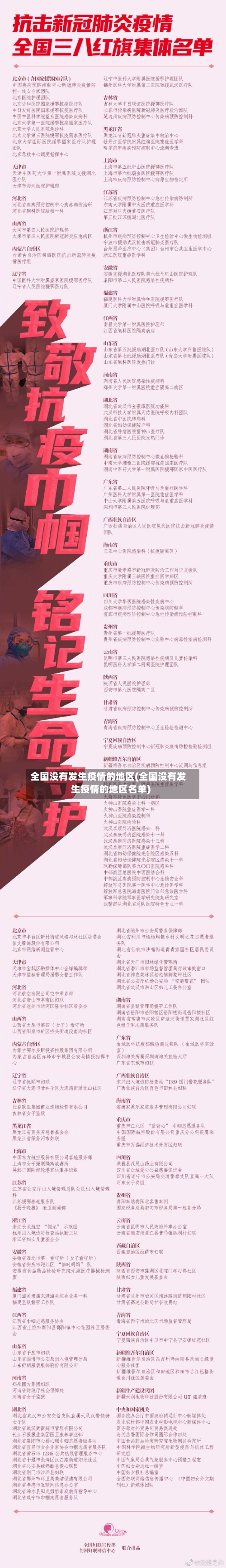 全国没有发生疫情的地区(全国没有发生疫情的地区名单)-第1张图片