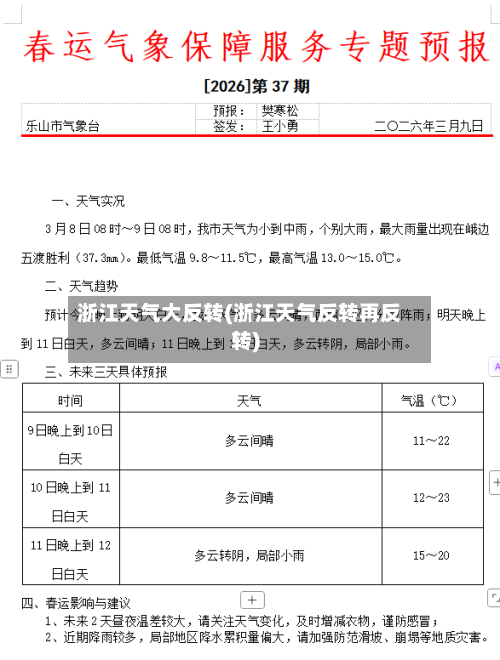 浙江天气大反转(浙江天气反转再反转)-第2张图片