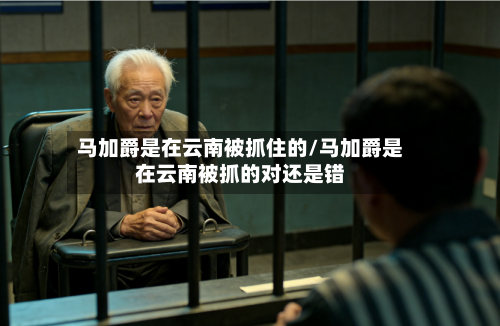 马加爵是在云南被抓住的/马加爵是在云南被抓的对还是错-第2张图片