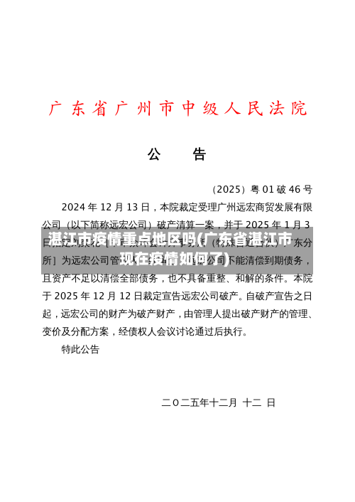 湛江市疫情重点地区吗(广东省湛江市现在疫情如何了)-第2张图片
