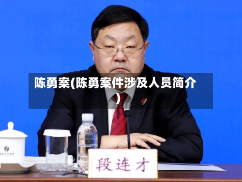 陈勇案(陈勇案件涉及人员简介)-第2张图片