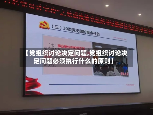 【党组织讨论决定问题,党组织讨论决定问题必须执行什么的原则】-第3张图片