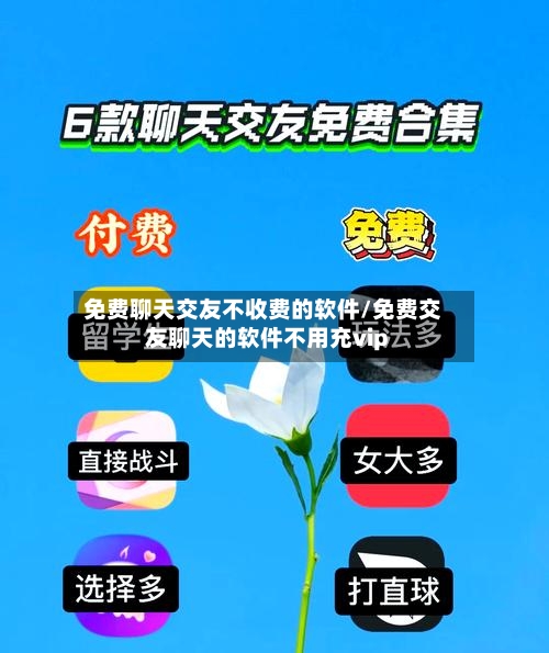 免费聊天交友不收费的软件/免费交友聊天的软件不用充vip-第1张图片