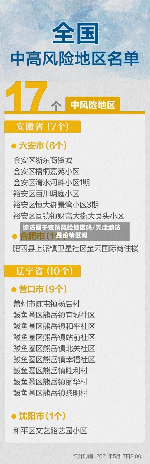 塘沽属于疫情风险地区吗/天津塘沽是疫情区吗-第1张图片