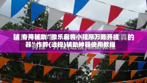 专用辅助“微乐麻将小程序万能开挂器”作弊(透视)辅助神器使用教程-第2张图片