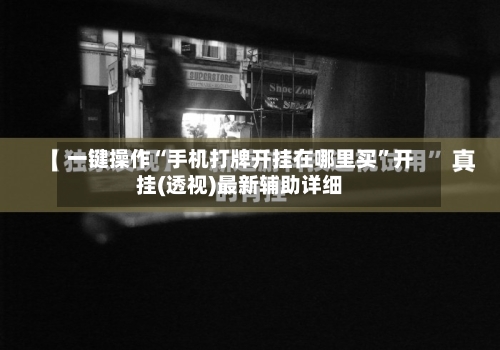 一键操作“手机打牌开挂在哪里买”开挂(透视)最新辅助详细-第3张图片