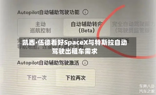 凯西·伍德看好SpaceX与特斯拉自动驾驶出租车需求-第2张图片