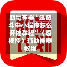 助赢神器“迅奇斗牛小程序怎么开挂教程”（透视挂）辅助神器教程-第3张图片