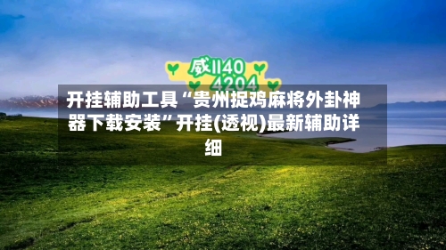 开挂辅助工具“贵州捉鸡麻将外卦神器下载安装”开挂(透视)最新辅助详细-第2张图片