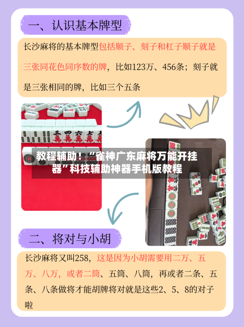 教程辅助！“雀神广东麻将万能开挂器	”科技辅助神器手机版教程-第2张图片