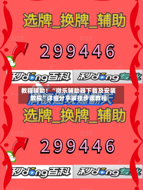 教程辅助！“微乐辅助器下载及安装教程”详细分享装挂步骤教程-第2张图片