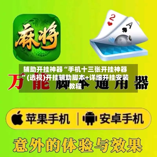 辅助开挂神器“手机十三张开挂神器”(透视)开挂辅助脚本+详细开挂安装教程-第1张图片