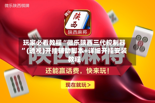 玩家必看教程“微乐陕西三代控制器”(透视)开挂辅助脚本+详细开挂安装教程-第3张图片