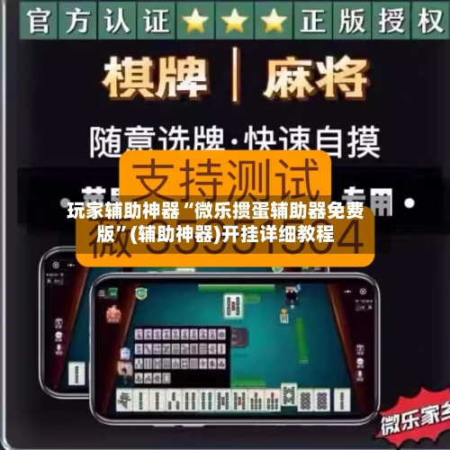 玩家辅助神器“微乐掼蛋辅助器免费版”(辅助神器)开挂详细教程-第3张图片