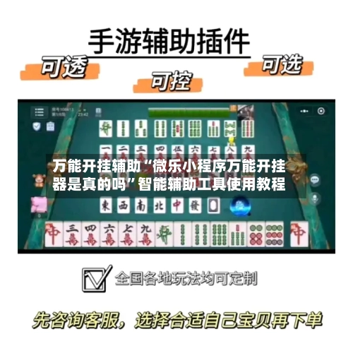 万能开挂辅助“微乐小程序万能开挂器是真的吗	”智能辅助工具使用教程-第3张图片