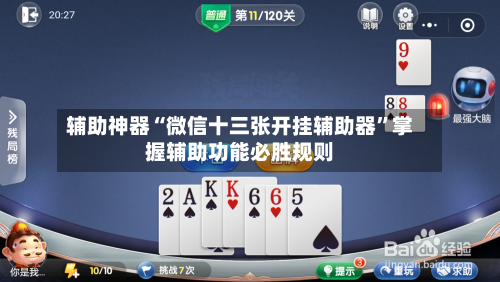 辅助神器“微信十三张开挂辅助器	”掌握辅助功能必胜规则-第1张图片