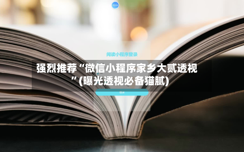 强烈推荐“微信小程序家乡大贰透视	”(曝光透视必备猫腻)-第2张图片