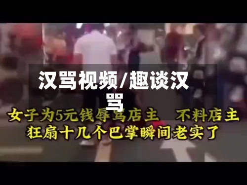 汉骂视频/趣谈汉骂-第2张图片