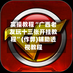 实操教程“广西老友玩十三张开挂教程	”(作弊)辅助透视教程-第2张图片