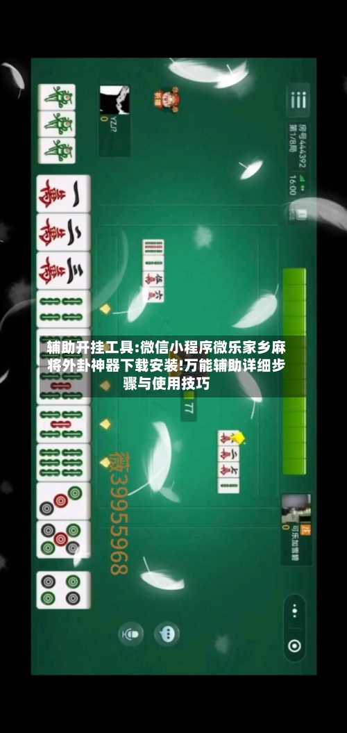 辅助开挂工具:微信小程序微乐家乡麻将外卦神器下载安装!万能辅助详细步骤与使用技巧-第2张图片