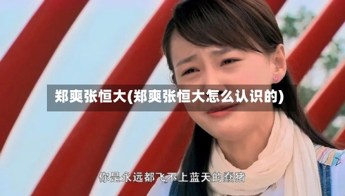 郑爽张恒大(郑爽张恒大怎么认识的)-第3张图片