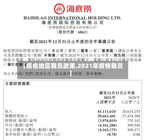 【疫情地区裁员政策,2021年疫情裁员】-第3张图片