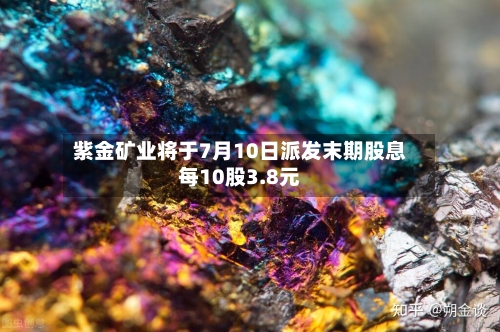 紫金矿业将于7月10日派发末期股息每10股3.8元-第2张图片