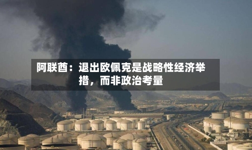 阿联酋：退出欧佩克是战略性经济举措	，而非政治考量-第2张图片