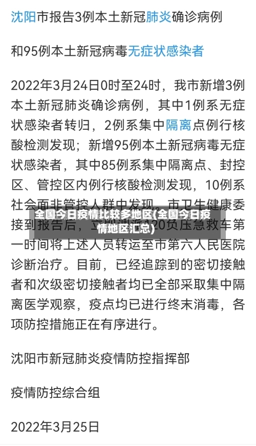 全国今日疫情比较多地区(全国今日疫情地区汇总)-第3张图片
