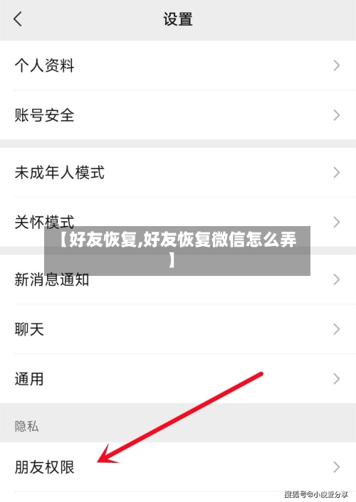 【好友恢复,好友恢复微信怎么弄】-第1张图片