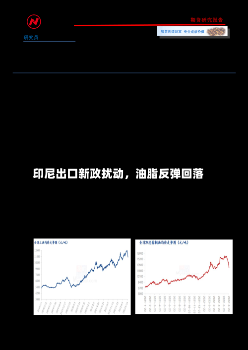 印尼出口新政扰动	，油脂反弹回落-第2张图片