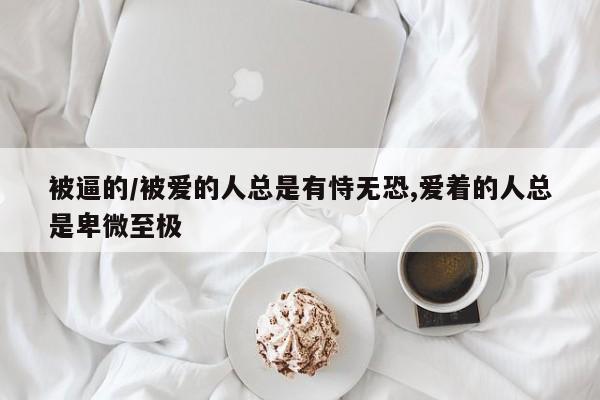被逼的/被爱的人总是有恃无恐,爱着的人总是卑微至极